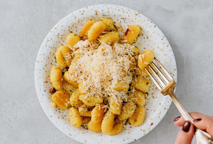 Un piatto di gnocchi