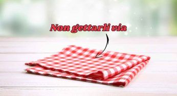 Non buttare i vecchi tovaglioli di stoffa, puoi ridargli una nuova vita riutilizzati così