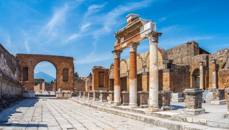 Antiche rovine di Pompei