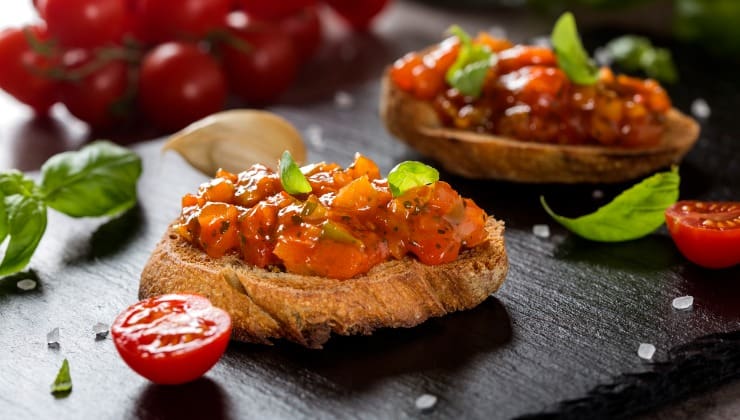 Bruschetta con peperonata