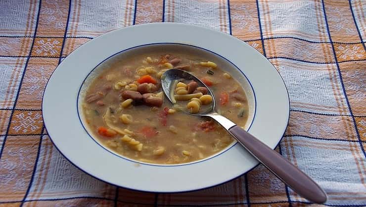 Con pochi spicci la cena perfetta, pasta e fagioli