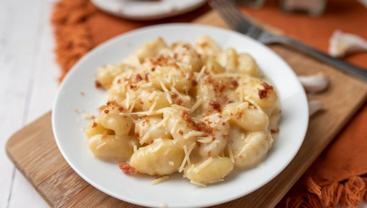 Gnocchi cremosi e croccanti