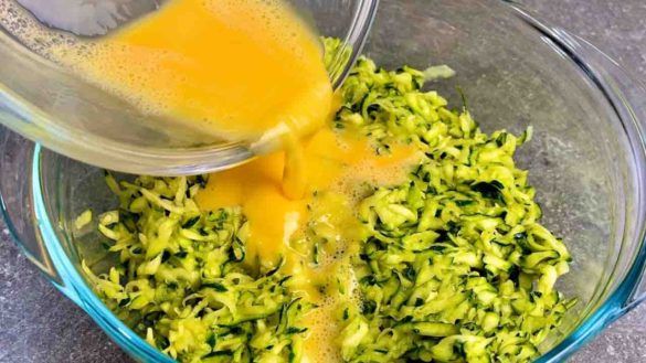 uovo sulle zucchine