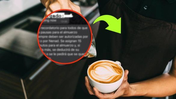 Barista messaggio