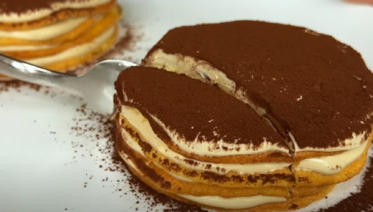 Dessert con caffè e ricotta