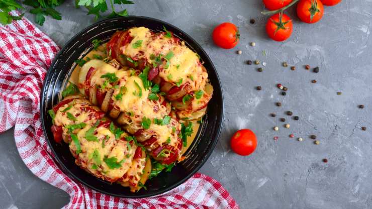 Hasselback potatoes