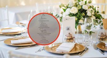 Invitato ad un matrimonio, dopo la cena nuziale il commento sul menù è assurdo