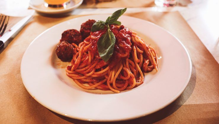 Spaghetti con polpette