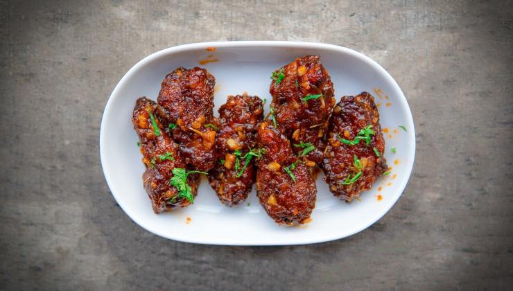 Alette di pollo alla coca cola