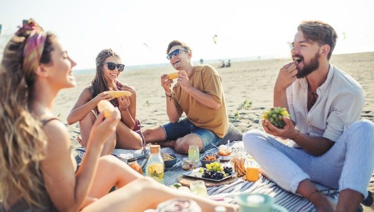 Mangiare in spiaggia