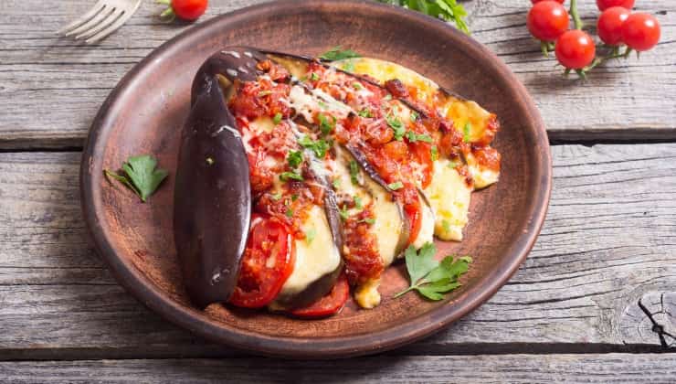 melanzane al forno con pomodoro