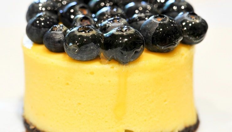 Mirtillo cheesecake