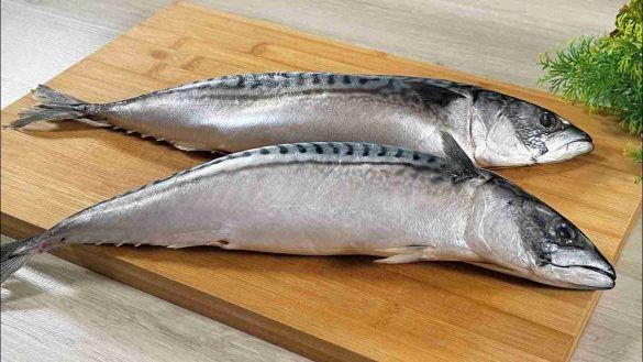 pesce sul tagliere