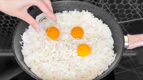 riso e uova