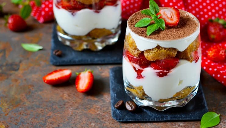 Tiramisù alle fragole