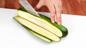 Affettare zucchine