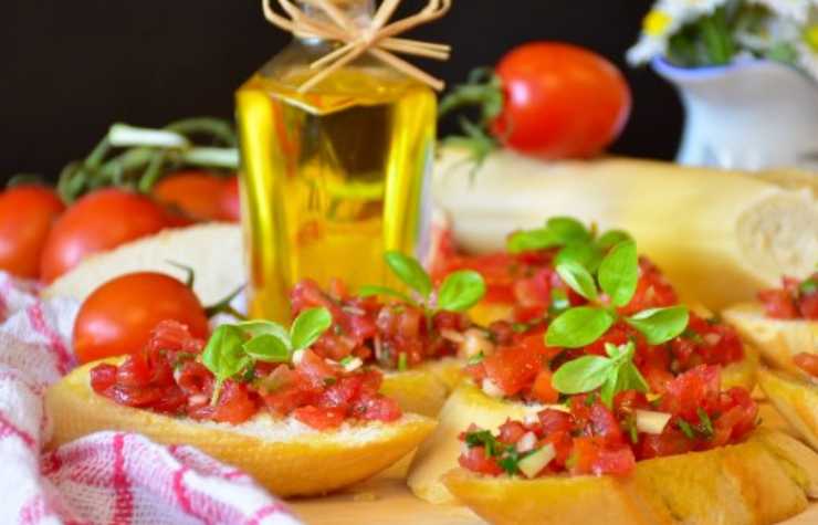 Antipasto con bruschetta