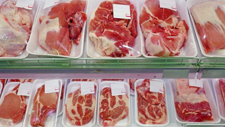 Carne al supermercato