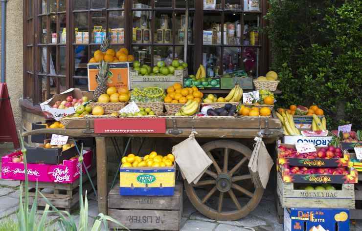 Carretto della frutta