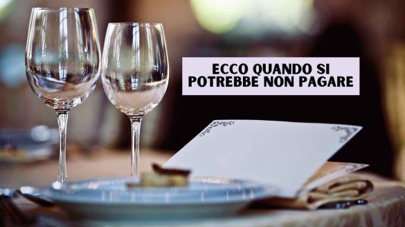 Conto al ristorante
