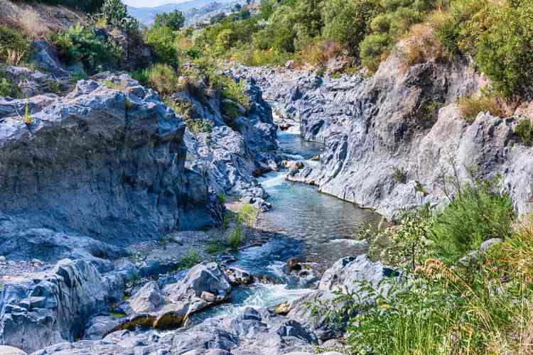 Fiume e Gole Alcantara