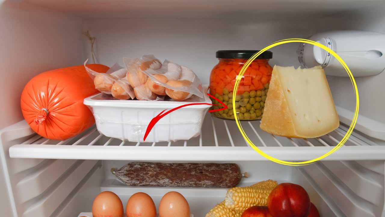 Formaggio, conservalo con questo trucco nel frigorifero: non
