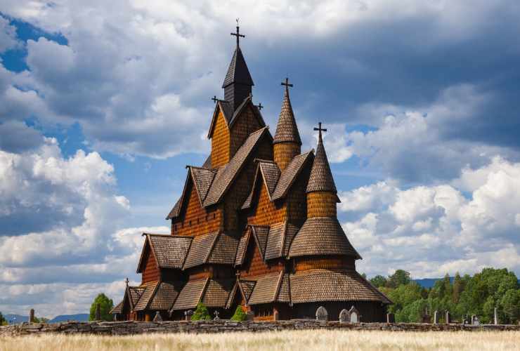 Heddal Stave Church in Norvegia