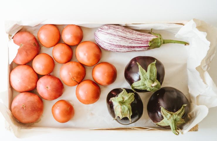 Melanzane e pomodori