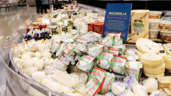 Mozzarella al supermercato