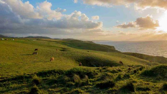 Paesaggio naturale in Cantabria