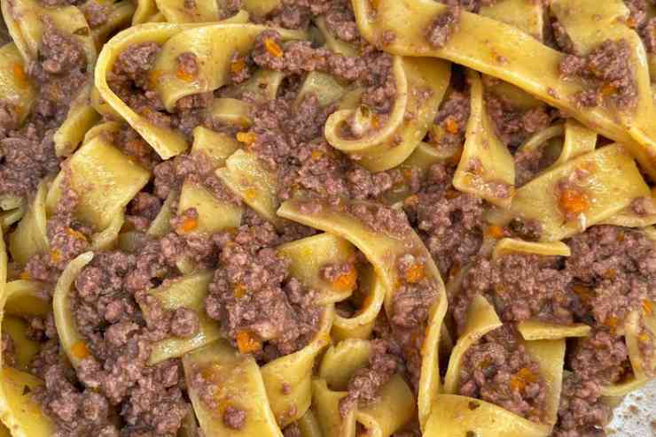 Pappardelle al ragù di cinghiale: il piatto più buono