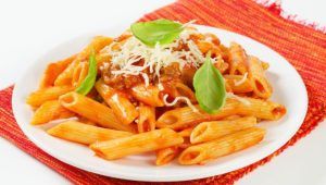 Penne impiattate