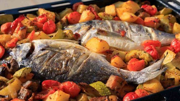 Pesce al forno