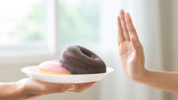 Ragazza rifiuta gli zuccheri