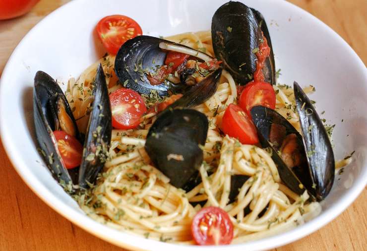 Spaghetti con le cozze