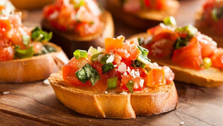 Bruschetta con pomodoro