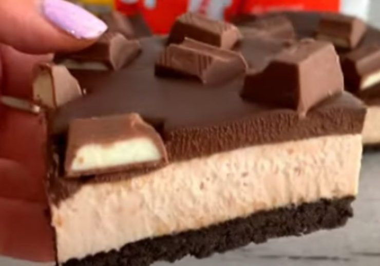 Cheesecake alle barrette Kinder