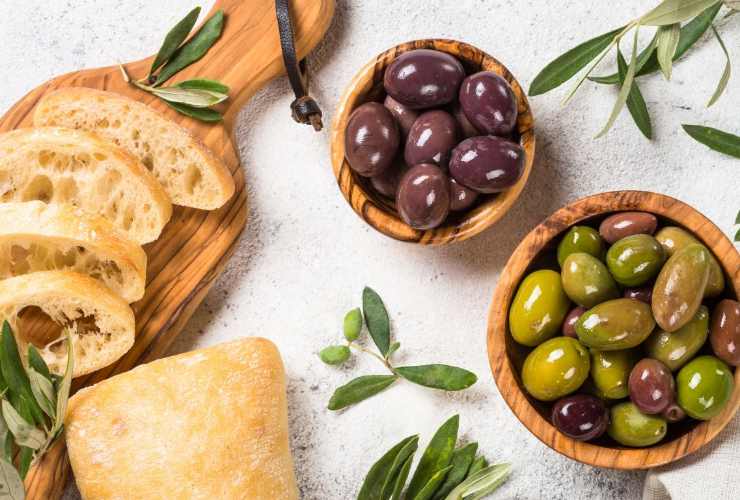 Ciabatta e olive