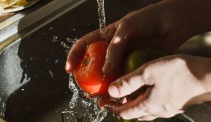 Wash the tomatoes