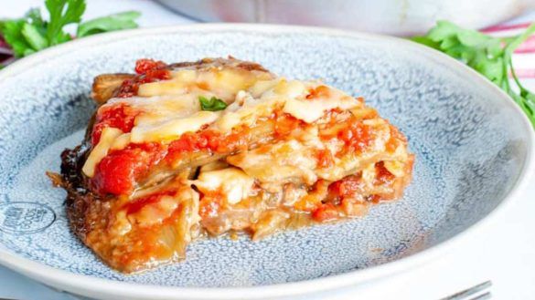 Parmigiana di melanzane non fritte