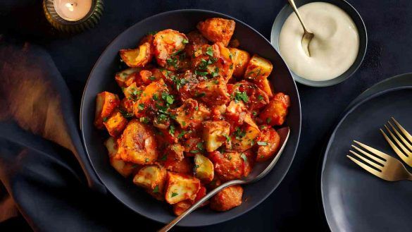 Patate all'arrabbiata