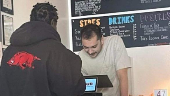 Senzatetto al fastfood