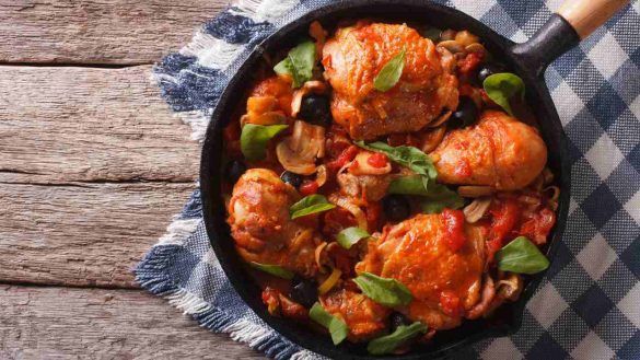 Squisite cosce di pollo