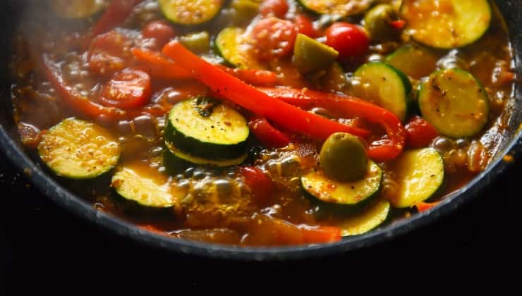 stufato di melanzane senza carne