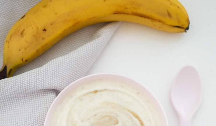 Banana e yogurt