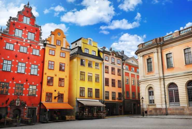 Palazzi colorati a Stoccolma