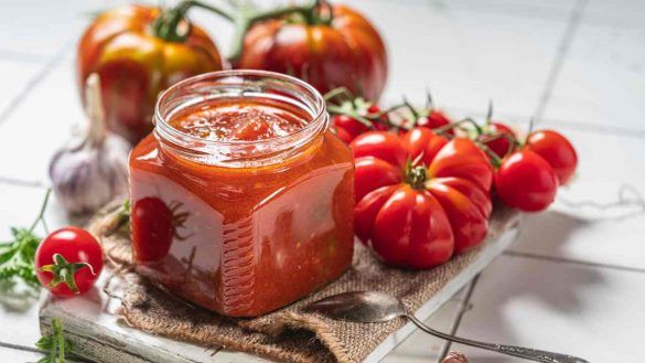 Passata di pomodoro fatta in casa