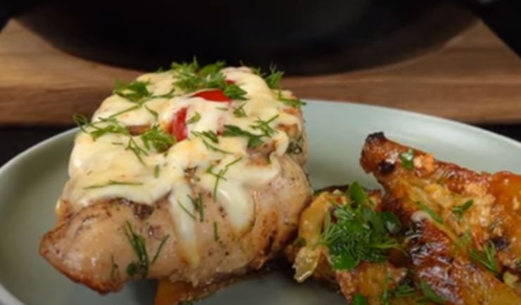 Petto di pollo ripieno