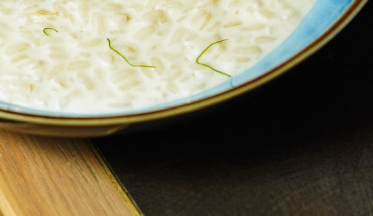 Risotto al latte caldo