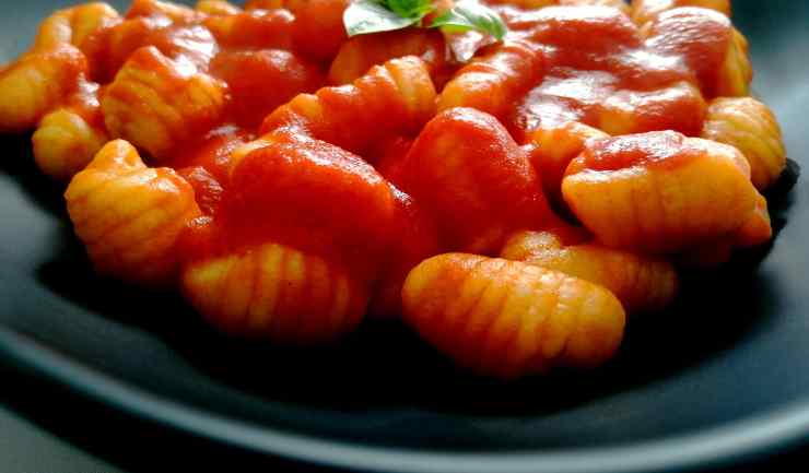 Un piatto di gnocchi